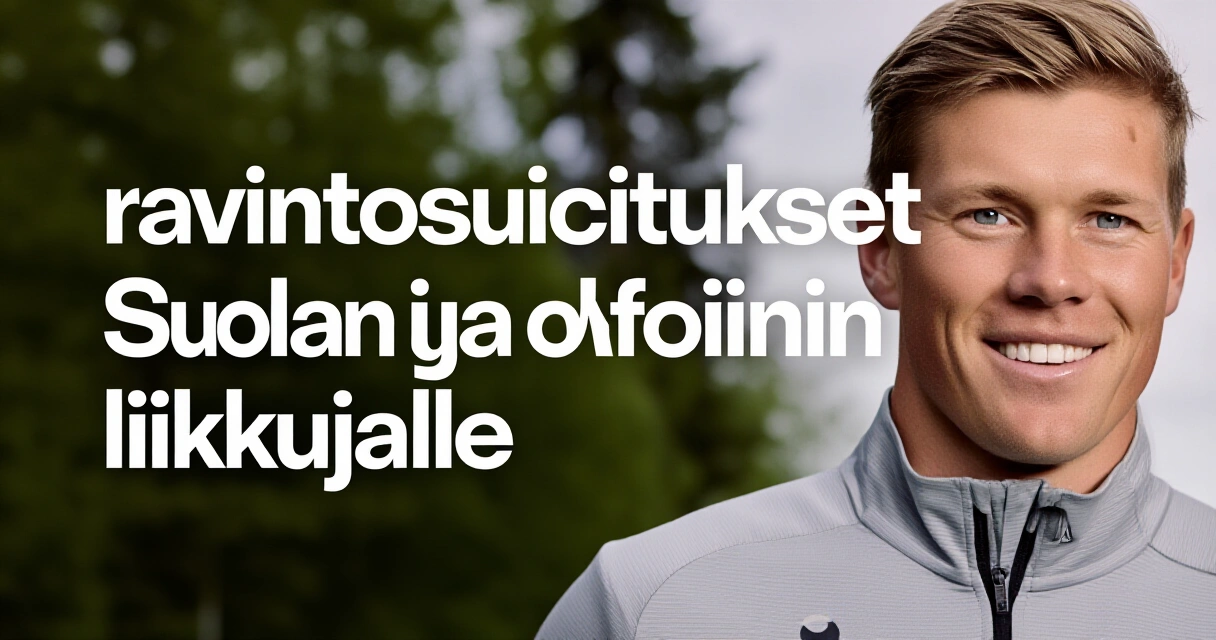 Suolan ja kofeiinin kulutus liikkujalle